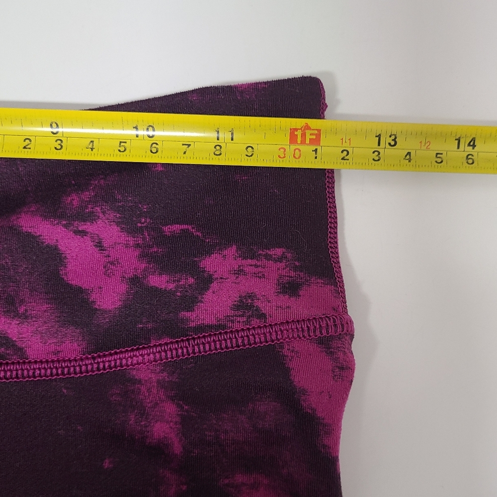 Lululemon Wunder Under Crop II Leggings Full-On Luon Breezie Regal Plum/Black 4 - Picture 9 of 12